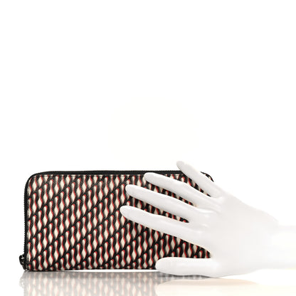 Christian Louboutin Calfskin Panettone Zip Around Wallet Black Multicolor 2 of 11
