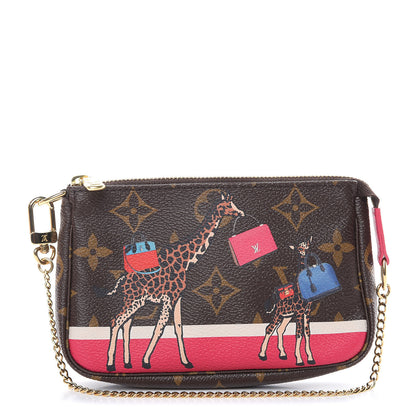 Louis Vuitton Monogram 2017 Christmas Animation Mini Pochette Accessories 1 of 8