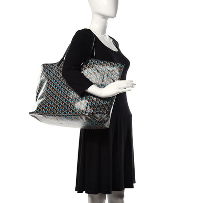 Goyard Goyardine Saint Louis Claire Voie GM Black Blue 2 of 8