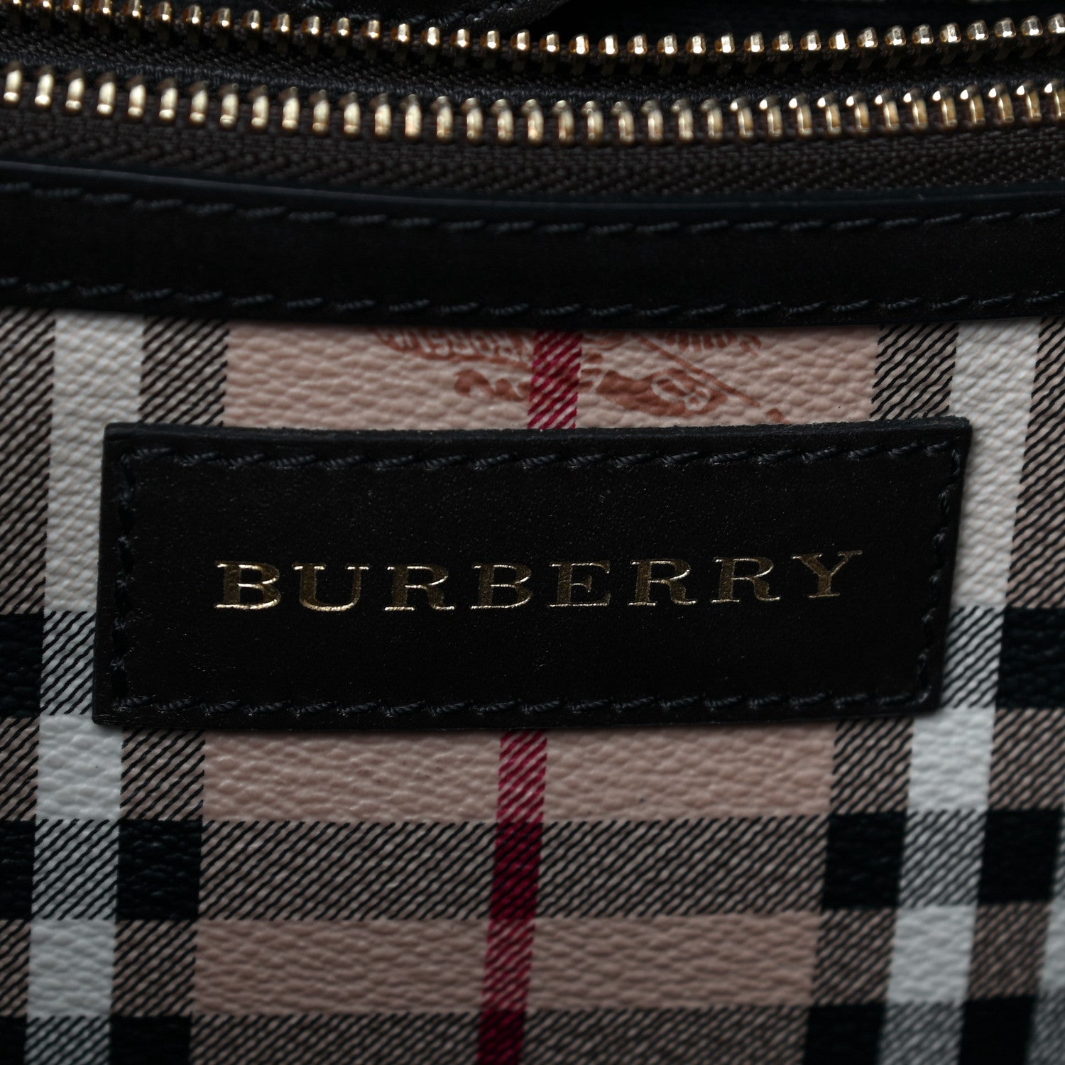 Burberry Haymarket Check Small Canterbury Tote Chocolate 6 of 14