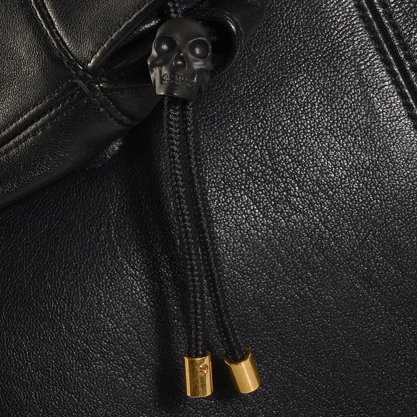 Lambskin Large De Manta Tote Black