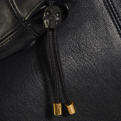 Alexander McQueen Lambskin Large De Manta Tote Black 8 of 9