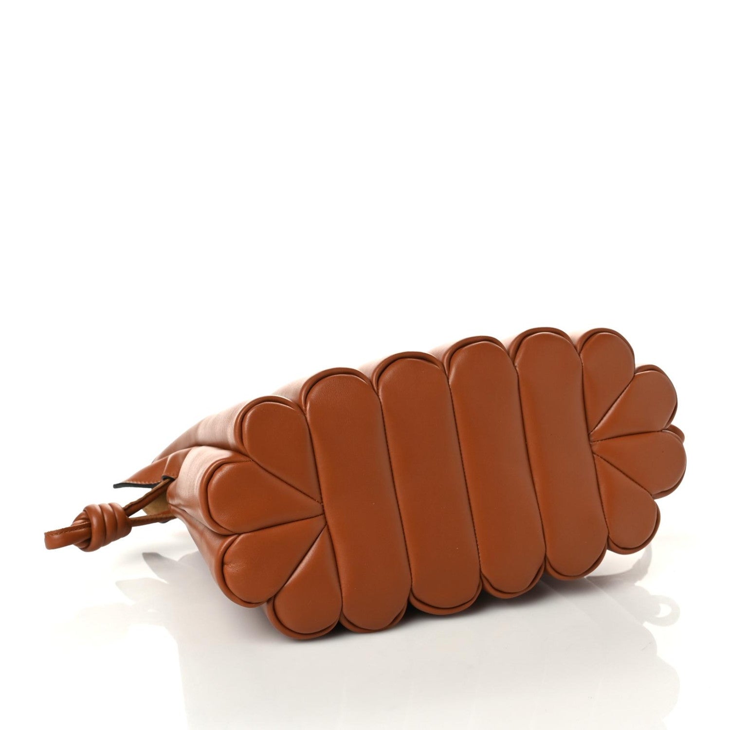 Loewe Calfskin Ondas Flamenco Knot Bag Tan 3 of 8