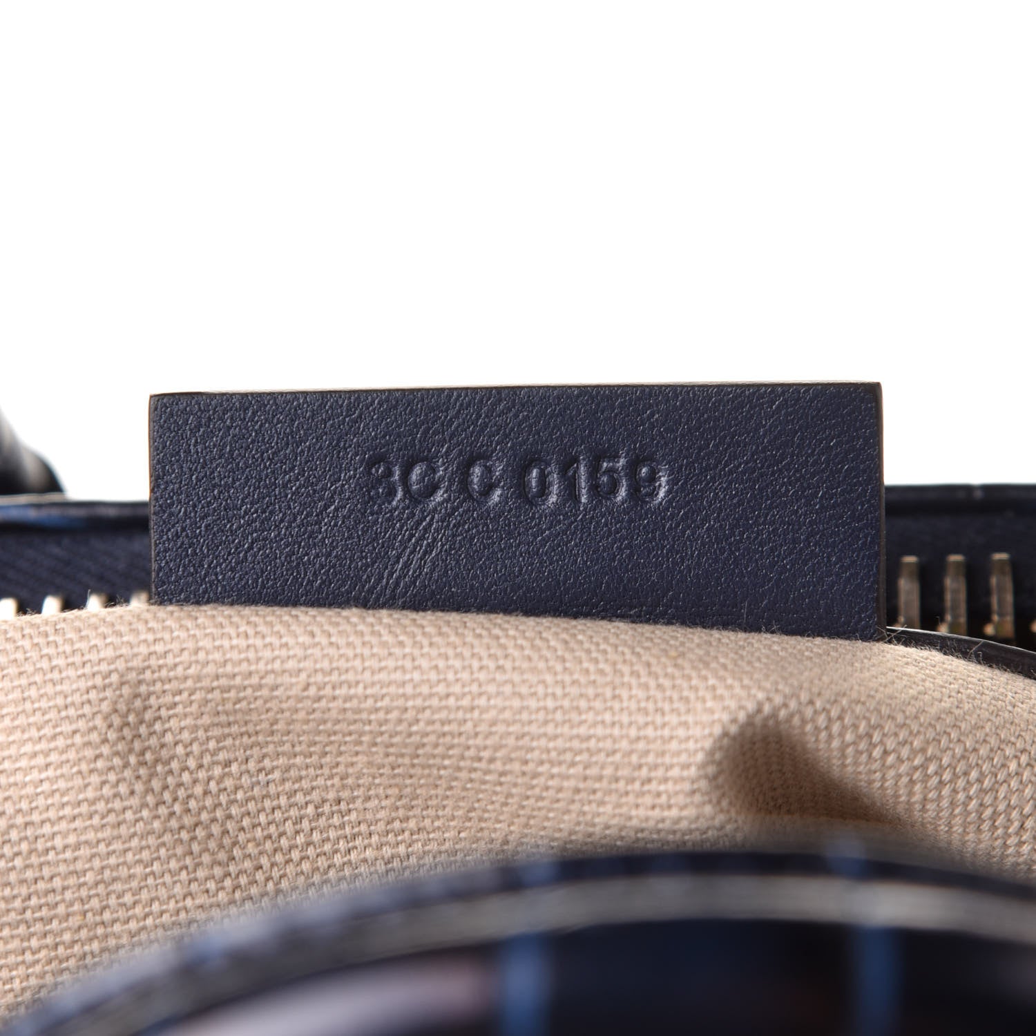 Givenchy Calfskin Crocodile Embossed Small Antigona Deep Blue 8 of 11