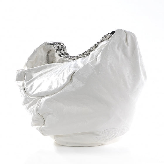Patent Large Rock and Chain Hobo White