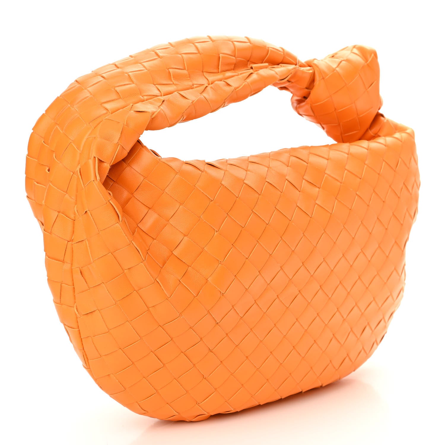 Bottega Veneta Nappa Intrecciato Teen Jodie Hobo Orange 3 of 9