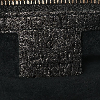 Gucci Calfskin Medium Horsebit Chain Hobo Black 7 of 11