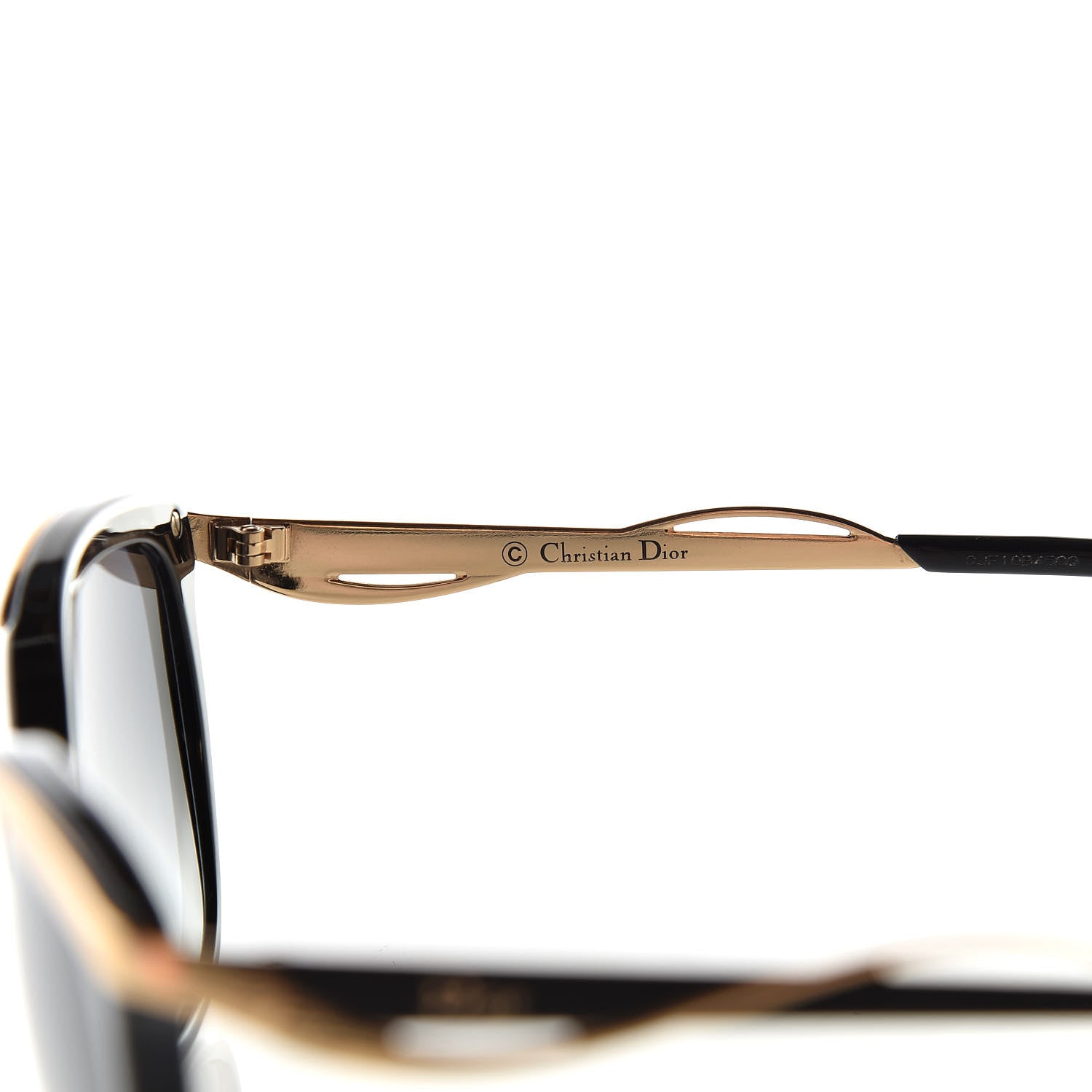 Christian Dior MetalEyes 2 Sunglasses Black Gold 6 of 6