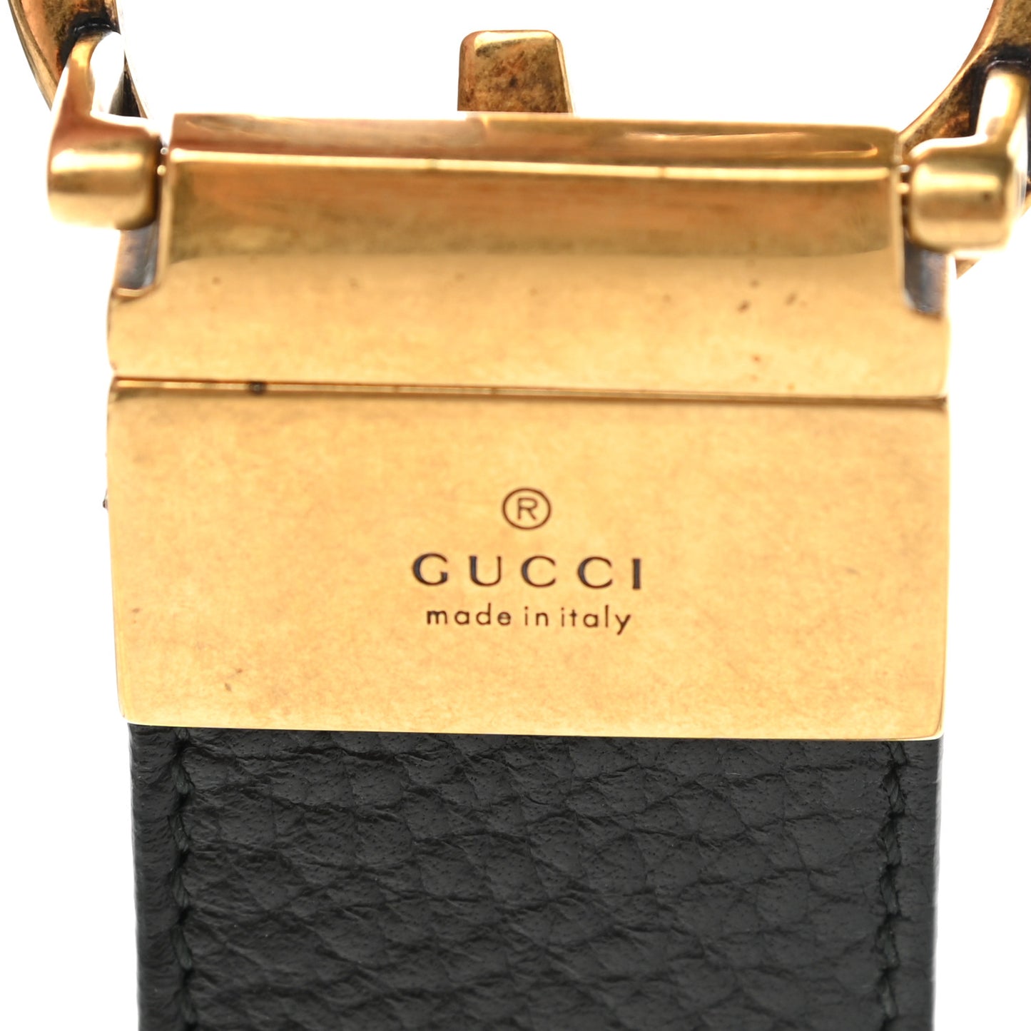 Calfskin Double G Reversible 37mm Belt 95 38 Black Cocoa
