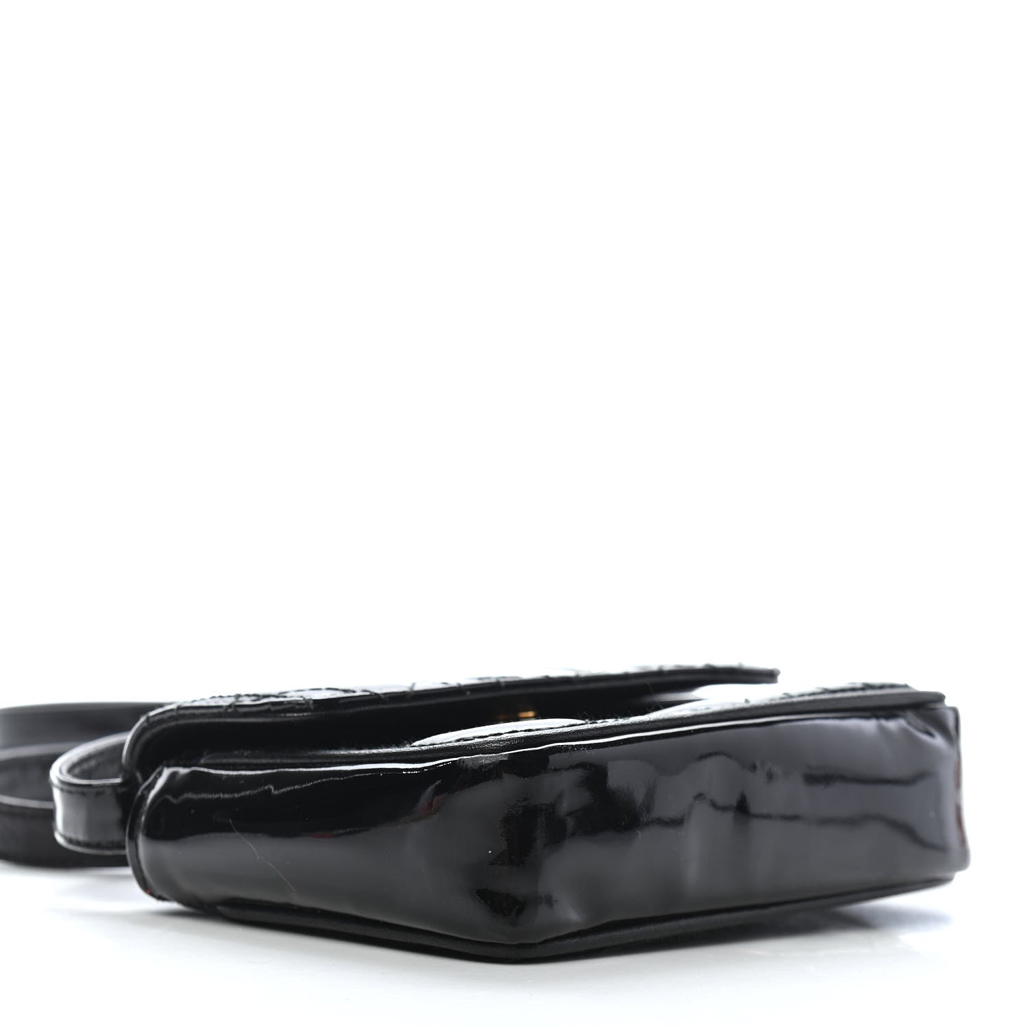 Christian Dior Patent Cannage Mini Crossbody Pouch Black 4 of 10