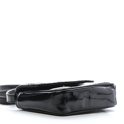 Christian Dior Patent Cannage Mini Crossbody Pouch Black 4 of 10