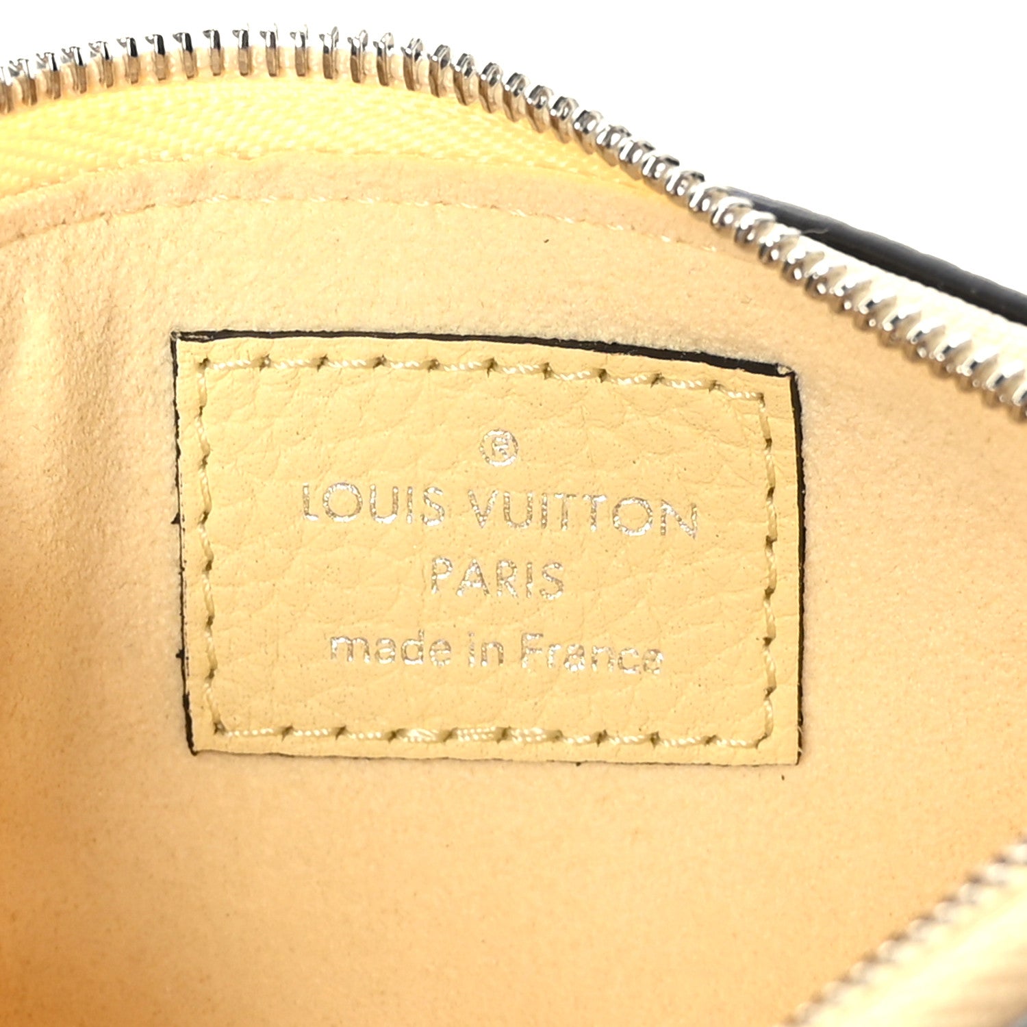 Louis Vuitton Mahina Key Pouch Banana 6 of 6