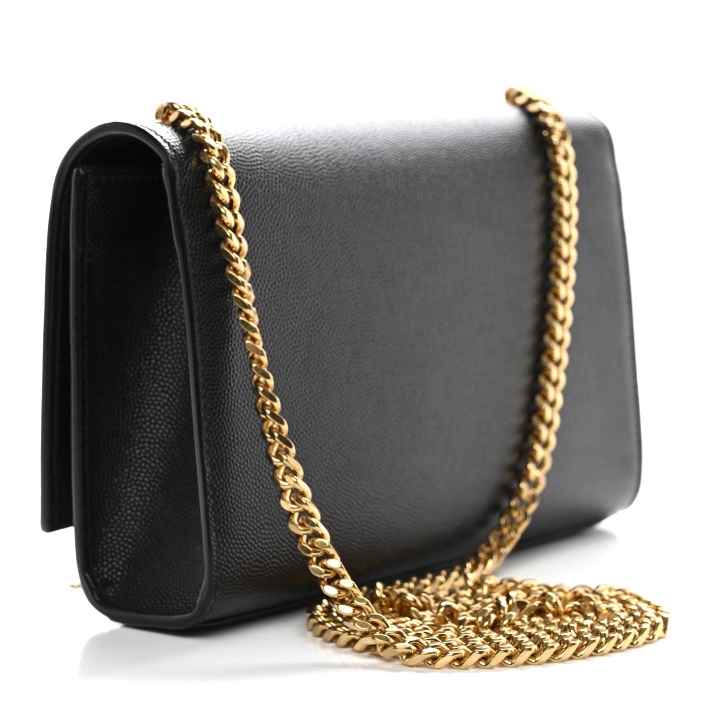 Grain De Poudre Small Classic Monogram Kate Tassel Satchel Black