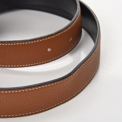 Hermes Box Togo 32mm H Belt 90 Black Gold 6 of 8