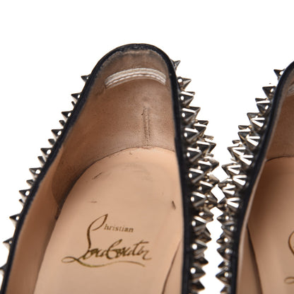 Christian Louboutin Nappa Pigalle Plato Spikes 120 Pumps 34.5 Black 11 of 13