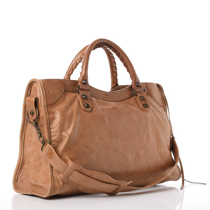 Balenciaga Chevre Classic Hardware City Caramel 4 of 9