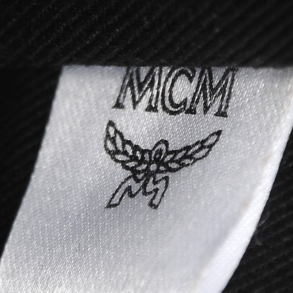 MCM Calfskin Ottomar Monogram Duke Backpack Black 10 of 11
