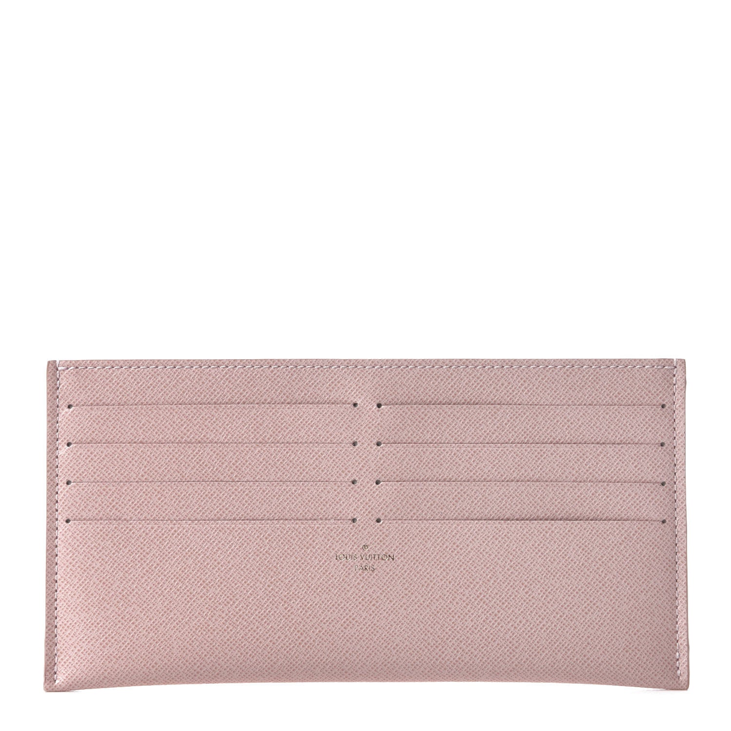 Louis Vuitton Calfskin Felicie Card Holder Insert Rose Ballerine 1 of 6