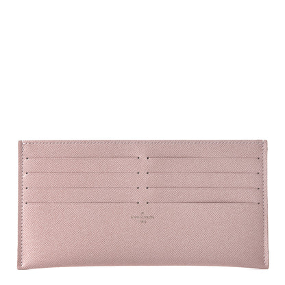 Louis Vuitton Calfskin Felicie Card Holder Insert Rose Ballerine 1 of 6