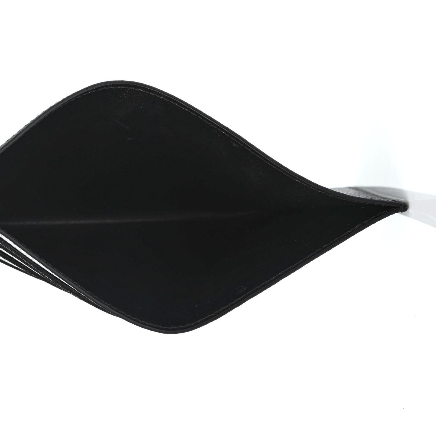 Calfskin Felicie Chain Wallet Card Holder Insert Black