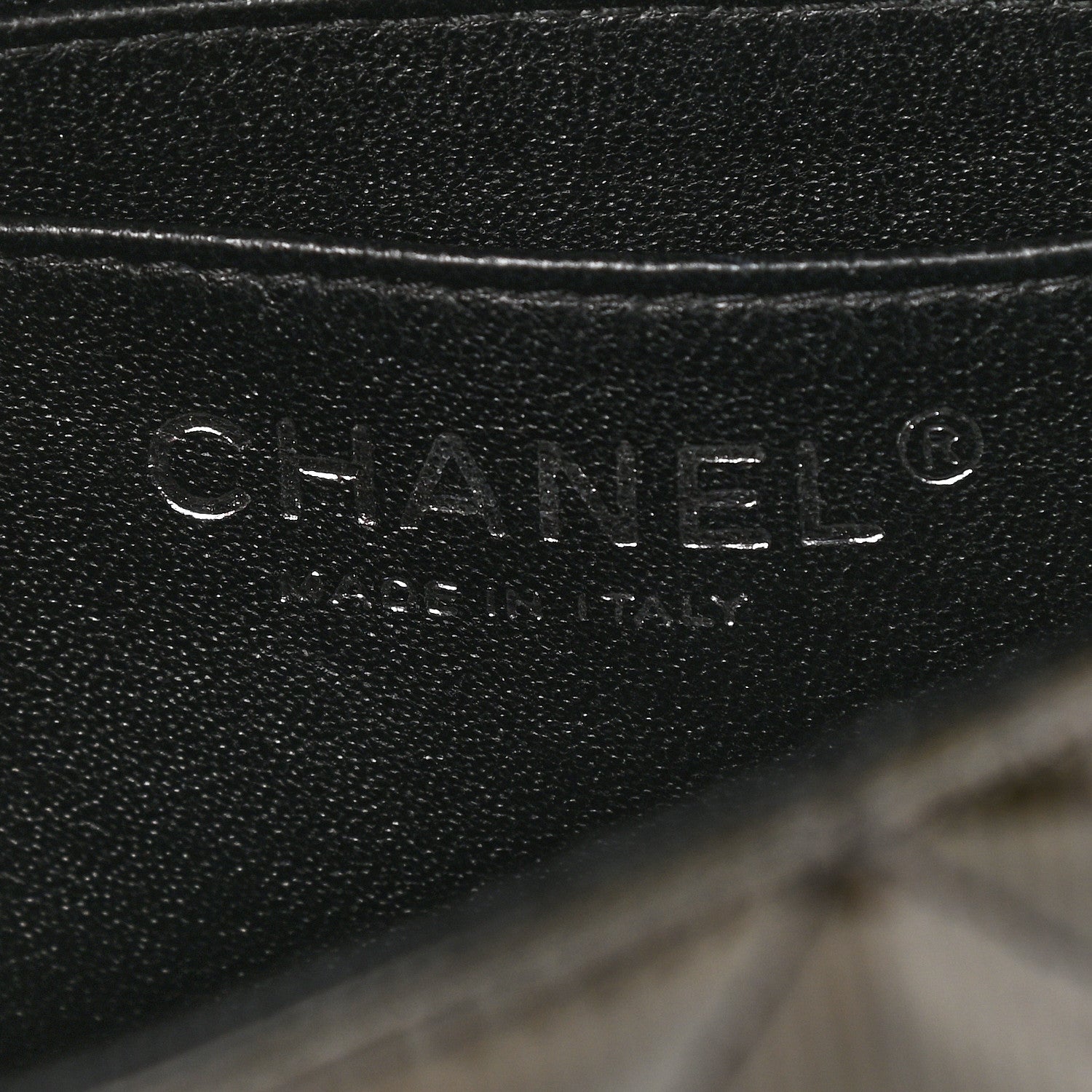 Chanel Striated Patent Quilted Mini Rectangular Flap Black 6 of 9