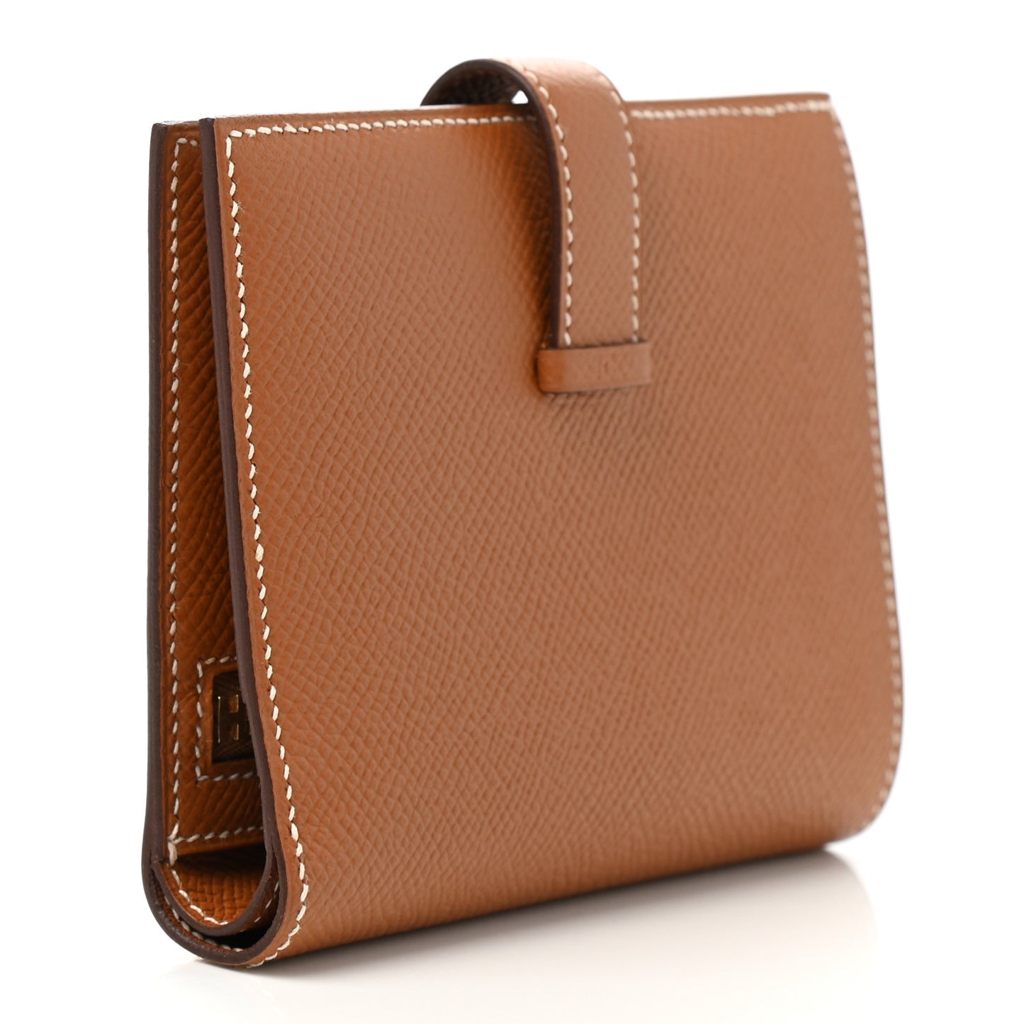 Epsom Bearn Compact Wallet Gold