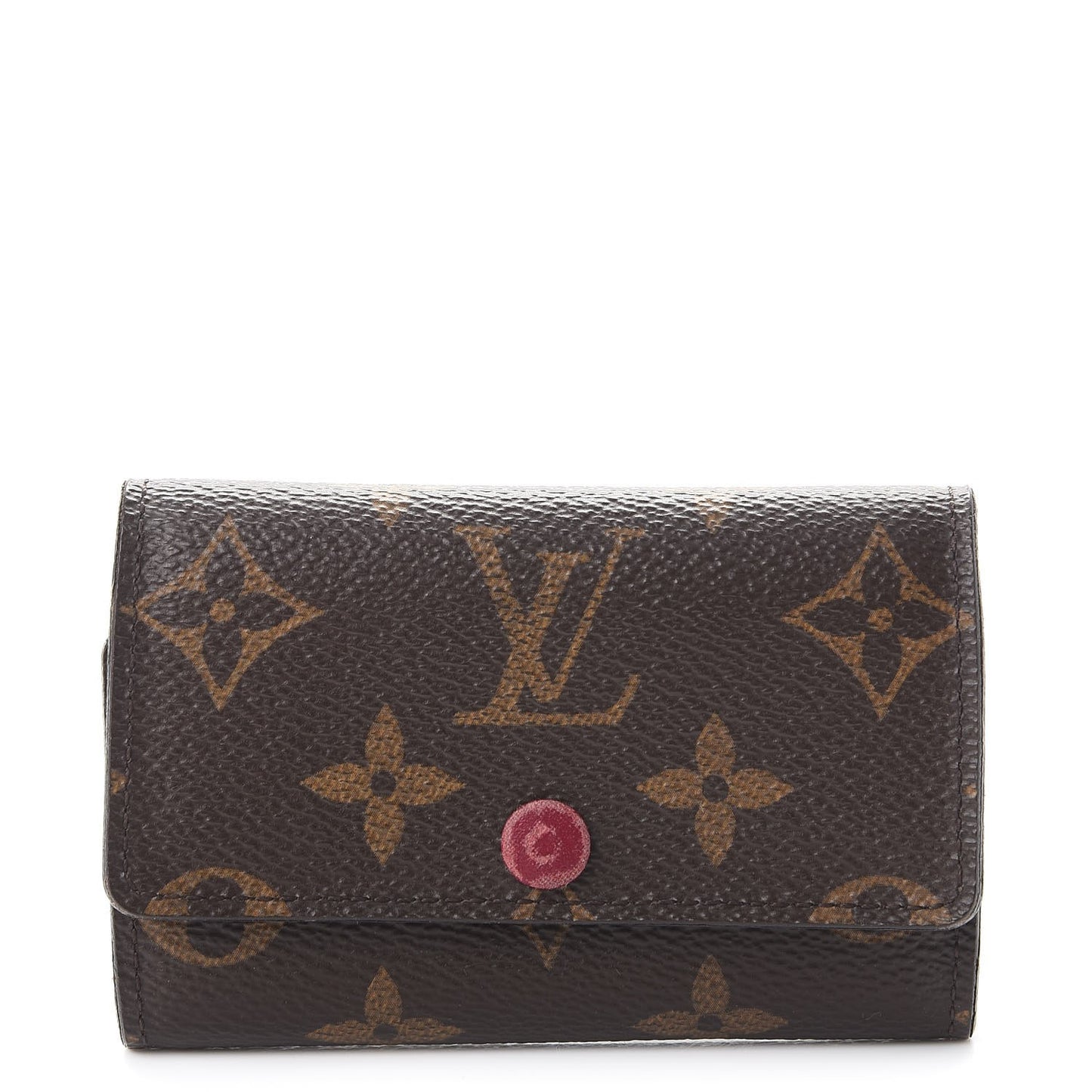 Monogram 6 Key Multicles Holder Fuchsia