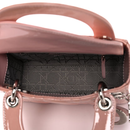 Christian Dior Patent Cannage Mini Lady Dior Pale Pink 3 of 9