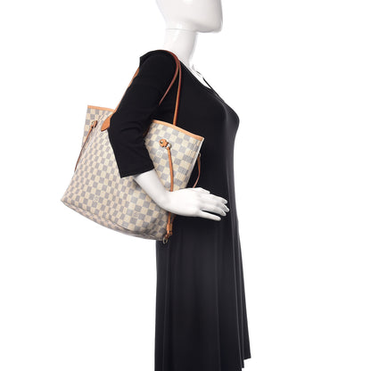 Louis Vuitton Damier Azur Neverfull MM 2 of 9