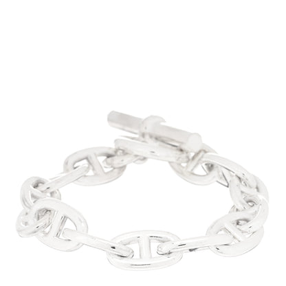 Hermes Sterling Silver TGM Chaine D'Ancre Bracelet 1 of 3
