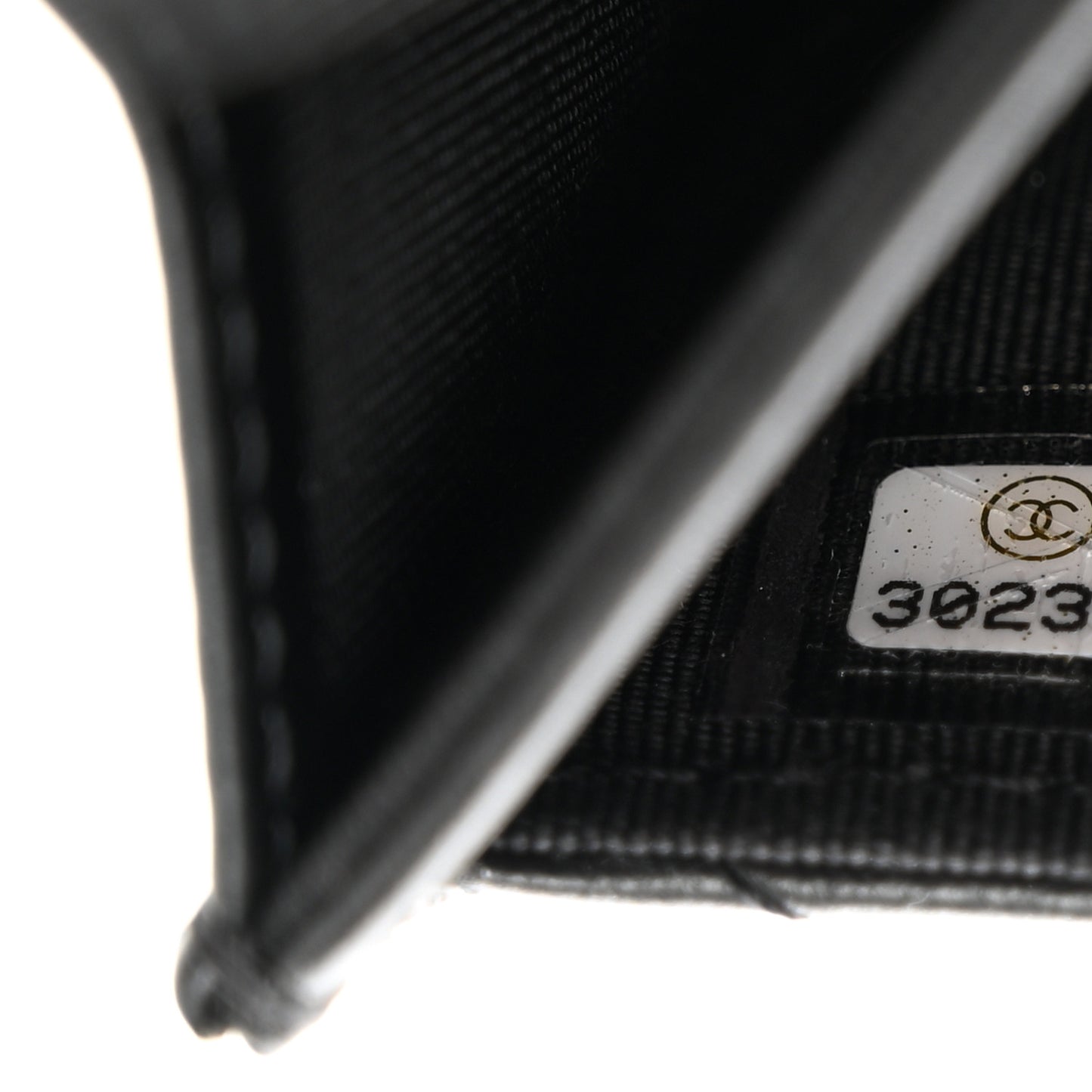 Aged Calfskin Chevron Quilted Reissue Card Holder Wallet So Black