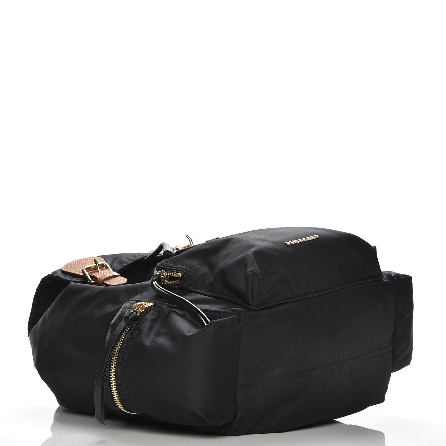 Nylon Large Rucksack Backpack Black