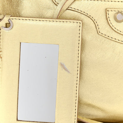 Balenciaga Laminated Agneau Classic Silver Hardware City Gold 11 of 11