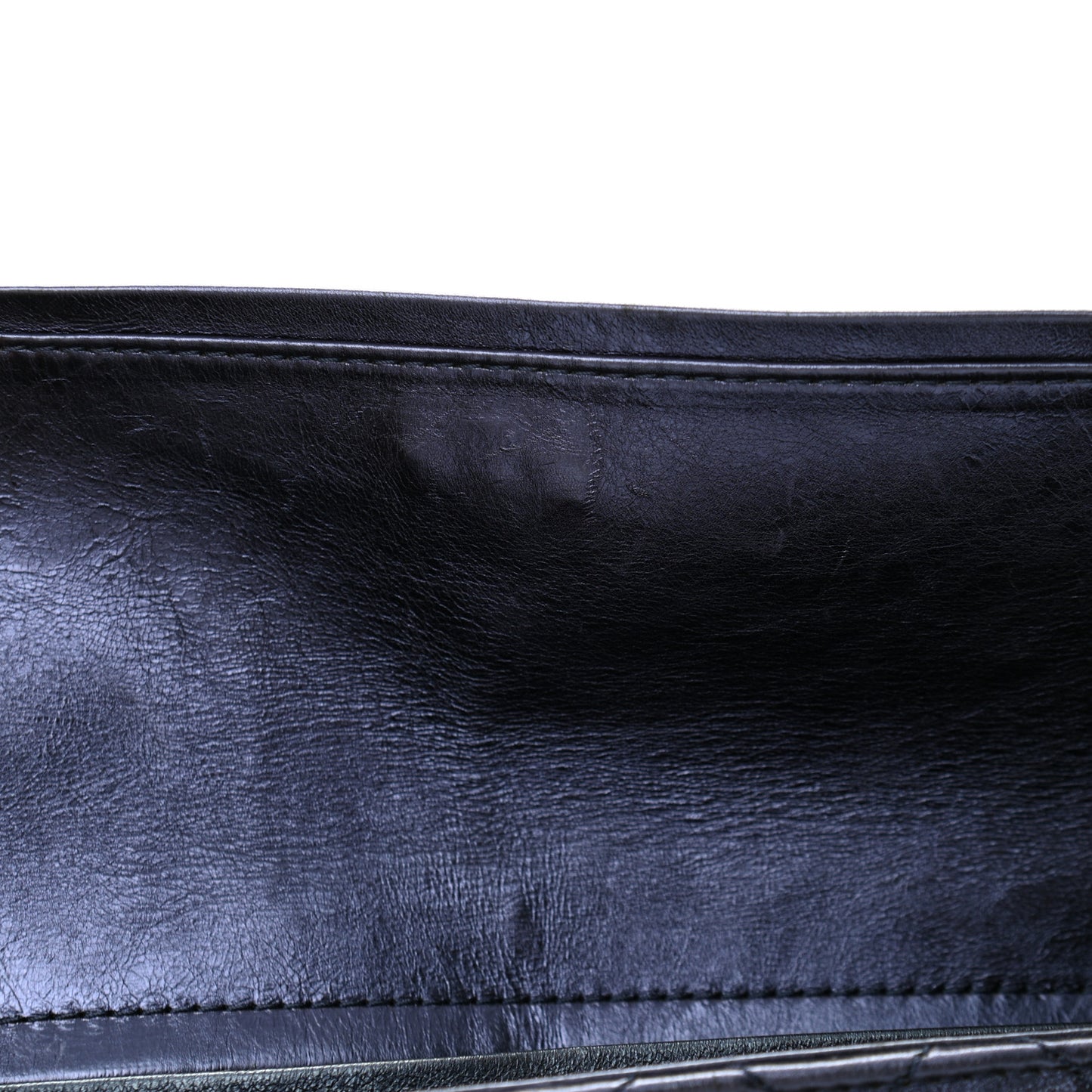 Metallic Calfskin Quilted XL Accordion Reissue Flap Navy