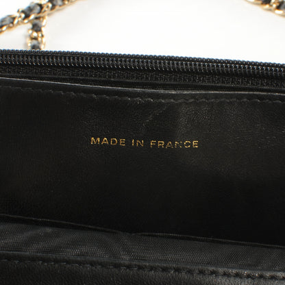 Chanel Caviar CC Wallet on Chain Black 6 of 9