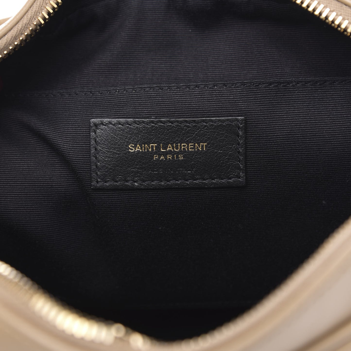 Calfskin Matelasse Monogram Lou Camera Bag Dark Latte