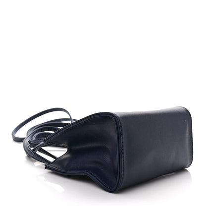 Telfar Vegan Leather Small Shopping Bag Navy 4 of 8
