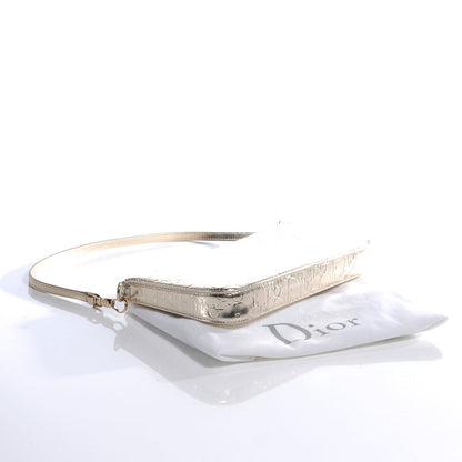 Christian Dior Patent Ultimate Zip Pochette Gold 4 of 8