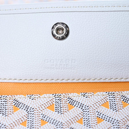 Goyard Goyardine Saint Louis Claire Voie PM White Orange 5 of 8