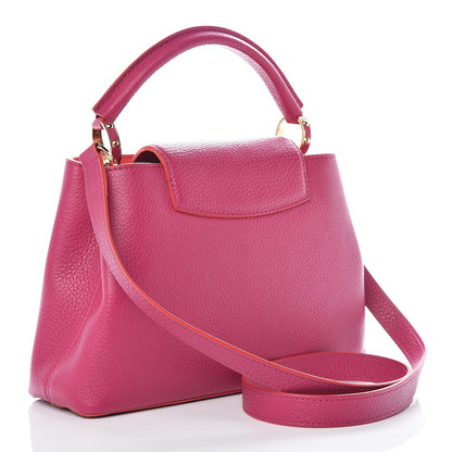 Louis Vuitton Taurillon Capucines BB Hibiscus Flamingo 4 of 11