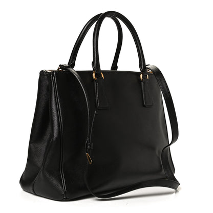Prada Saffiano Medium Galleria Double Zip Tote Black 2 of 11