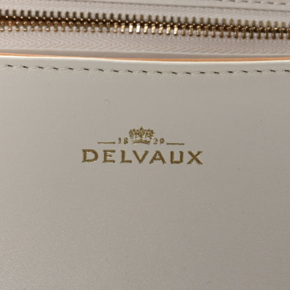 Delvaux Box Calfskin Mirage MM Brillant Satchel Amande Ivory 7 of 12