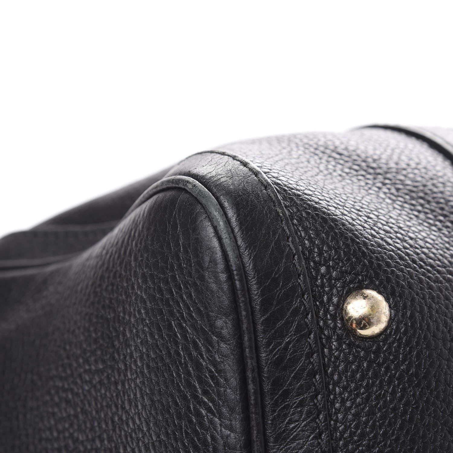 Gucci Calfskin Vintage Web Medium Boston Black 10 of 21