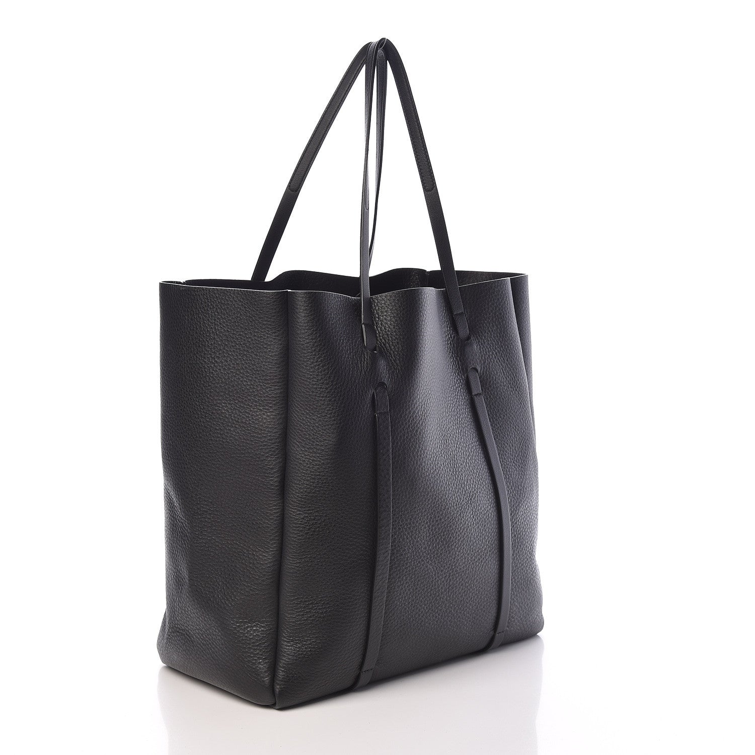 Balenciaga Pebbled Calfskin Medium Everyday Tote Black 4 of 9