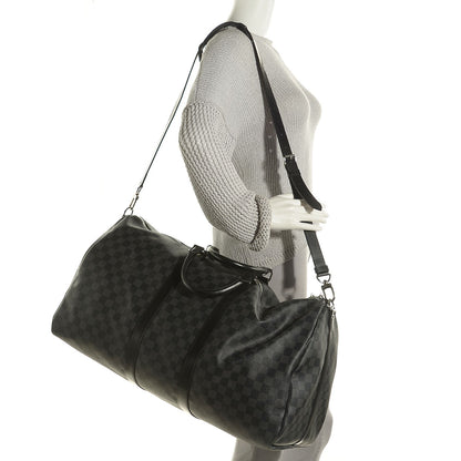 Louis Vuitton Damier Graphite Keepall Bandouliere 55 2 of 8