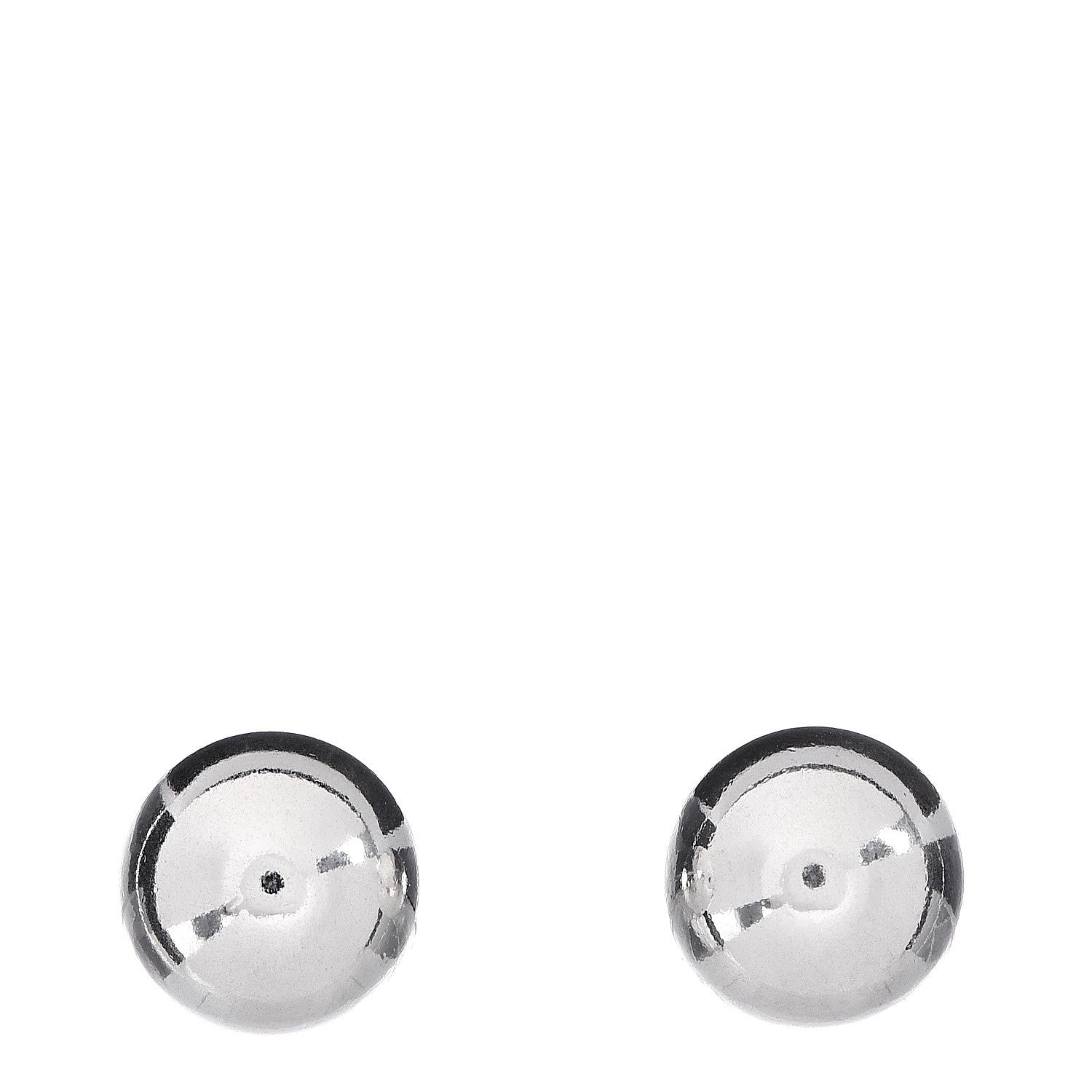 Tiffany Sterling Silver 10mm HardWear Ball Earrings 1 of 3
