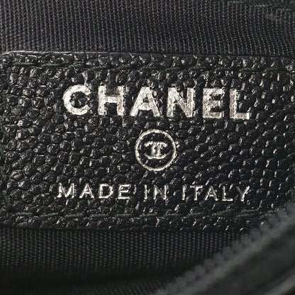 Chanel Caviar CC Zip Card Holder Black 6 of 9