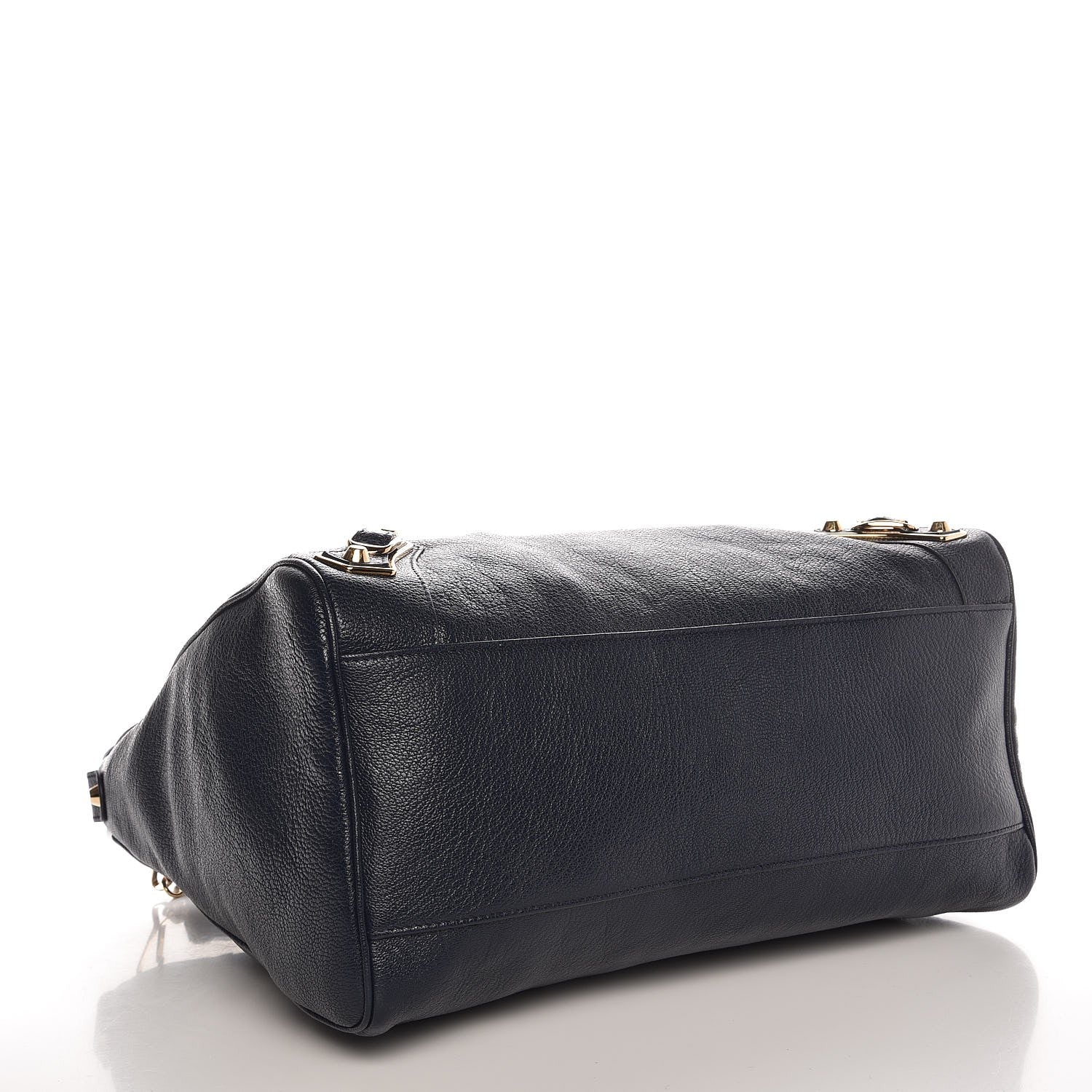 Balenciaga Chevre Gold Metallic Edge Hardware Velo Bleu Nuit Dark Sea 5 of 8