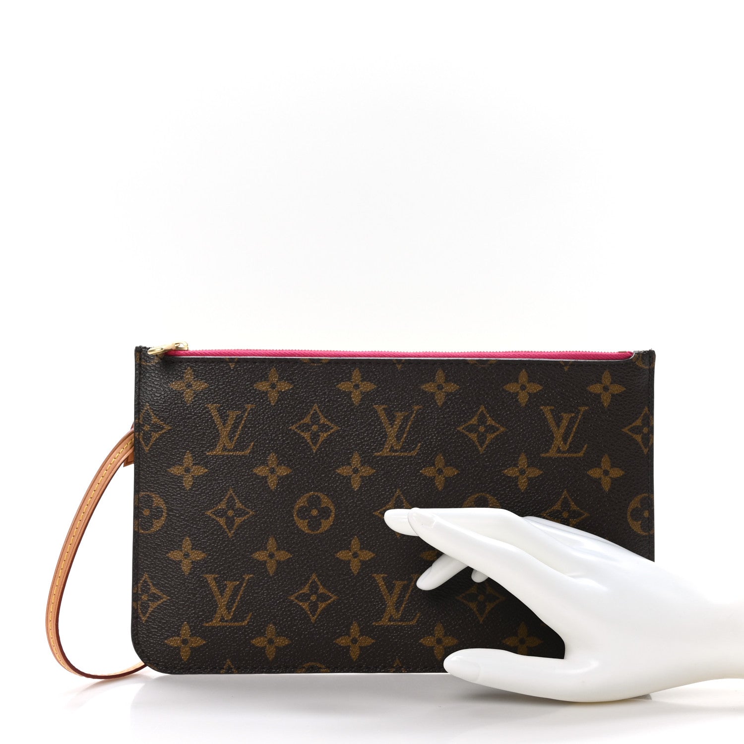 Louis Vuitton Monogram Neverfull MM GM Pochette Pivoine 2 of 8