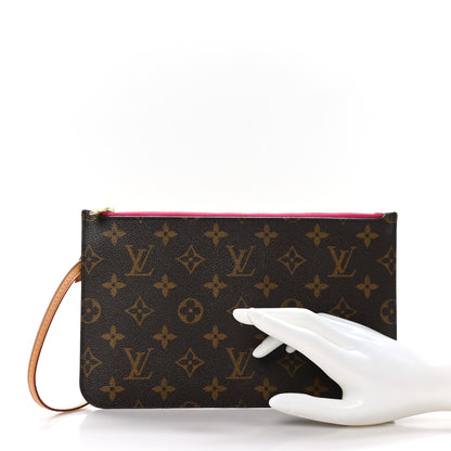 Louis Vuitton Monogram Neverfull MM GM Pochette Pivoine 2 of 8